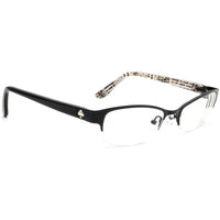 Kate Spade Women's Eyeglasses - Satin Black Rectangular Frame | KATE SPADE ADERYN 3 ,