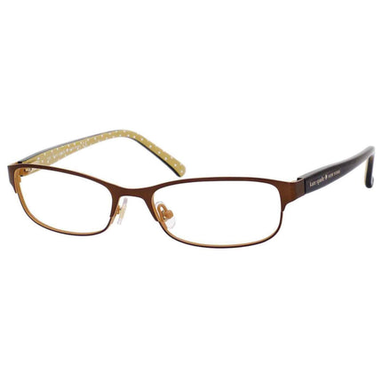 Kate Spade Women's Eyeglasses - Satin Brown Dots Frame | KATE SPADE AMBROSETTE US 0JUV ,