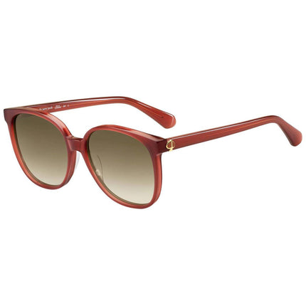 Kate Spade Women's Sunglasses - Alianna-G/S Salmon Red Square Frame | ALIANNA-G S 09R6 ,