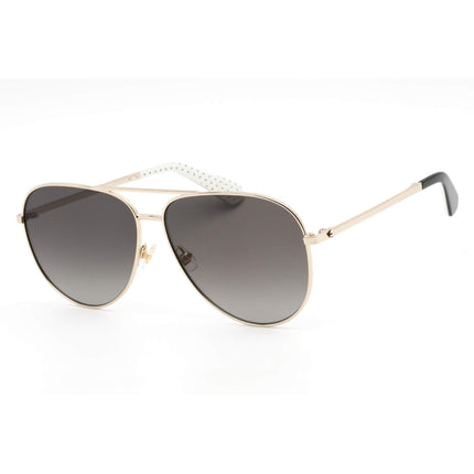 Kate Spade Women's Sunglasses - Black Frame Gray Sf Pz Lenses | ISLA/G/S 0807 WJ ,