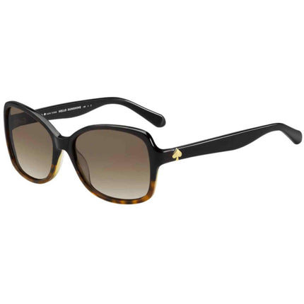 Kate Spade Women's Sunglasses - Black Havana Acetate Oversized Frame | AYLEEN/P/S 0WR7 ,