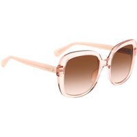 Kate Spade Women's Sunglasses - Brown Lens Pink Square Shape Frame | WENONA G/S 035J ,