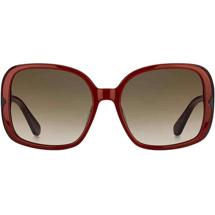 Kate Spade Women's Sunglasses - Burgundy Plastic Butterfly Frame | ELIANNA/G/S 0SR8 ,