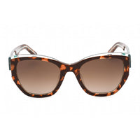 Kate Spade Women's Sunglasses - Dark Havana Green Cat Eye Plastic | YOLANDA/S 0YN2 HA ,