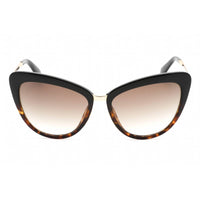 Kate Spade Women's Sunglasses - Full Rim Black Havana Cat Eye | CISSY/O/S 0W58 YY ,