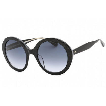 Kate Spade Women's Sunglasses - Full Rim Black Plastic Round Frame | ZYA/G/S 0807 9O ,
