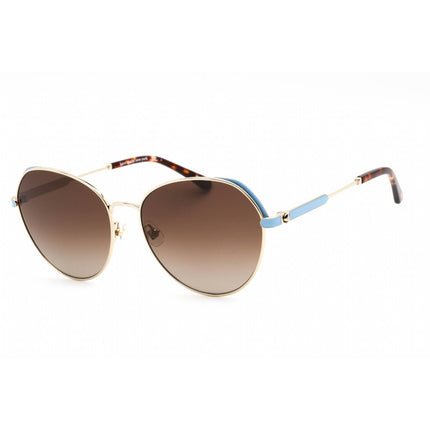 Kate Spade Women's Sunglasses - Full Rim Gold Blue Metal Round | OCTAVIA/G/S 0LKS HA ,