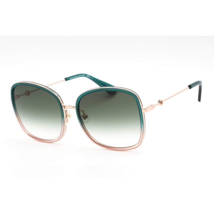 Kate Spade Women's Sunglasses - Full Rim Teal/Gold Square Frame | PAOLA/G/S 0ZI9 9K ,