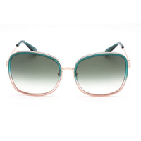 Kate Spade Women's Sunglasses - Full Rim Teal/Gold Square Frame | PAOLA/G/S 0ZI9 9K ,