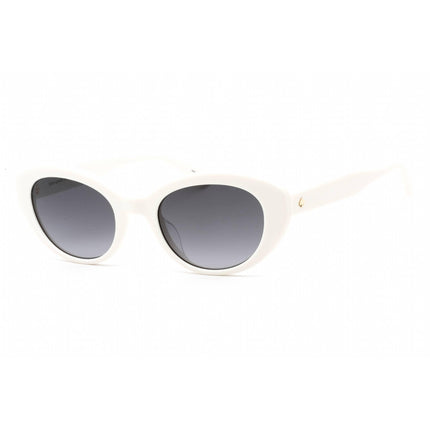 Kate Spade Women's Sunglasses - Full Rim White Plastic Cat Eye | CRYSTAL/S 0VK6 9O ,
