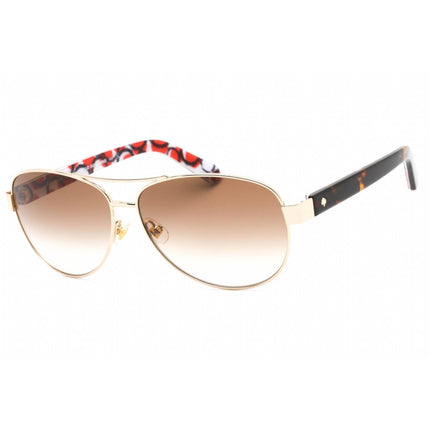 Kate Spade Women's Sunglasses - Gold Metal Aviator Shape Frame | Dalia 2/S 03YG 00 ,