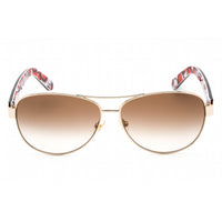 Kate Spade Women's Sunglasses - Gold Metal Aviator Shape Frame | Dalia 2/S 03YG 00 ,