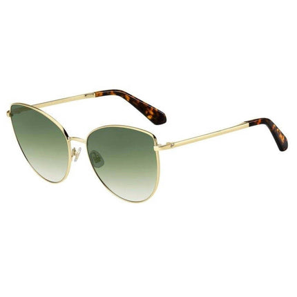 Kate Spade Women's Sunglasses - Gold/Havana Frame Green Lenses | DULCE/G/S 0086 ,