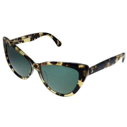 Kate Spade Women's Sunglasses - Green Lens Cat Eye Plastic Frame | KARINA S 0086 ,