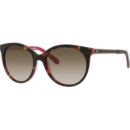 Kate Spade Women's Sunglasses - Havana Pink Plastic Cat Eye Frame | AMAYA/S 0S0X ,
