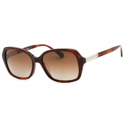 Kate Spade Women's Sunglasses - Havana Rectangular Plastic Frame | YVETTE/S 0086 LA ,