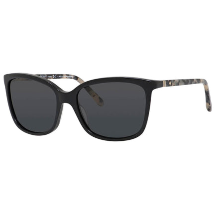 Kate Spade Women's Sunglasses - Kasie-P-S Black Havana Square Frame | KASIE-P-S 07KI ,