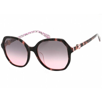 Kate Spade Women's Sunglasses - Pink Havana Acetate Full Rim | Lourdes/F/S 0HT8 FF ,