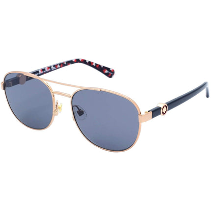 Kate Spade Women's Sunglasses - Rose Gold/Blue Pilot Shaped Frame | RAGLAN G/S 0AU2 ,