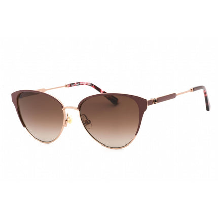 Kate Spade Women's Sunglasses - Rose Gold/Red Metal Cat Eye Frame | IANNA/G/S 00AW HA ,