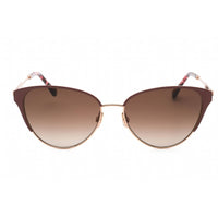Kate Spade Women's Sunglasses - Rose Gold/Red Metal Cat Eye Frame | IANNA/G/S 00AW HA ,