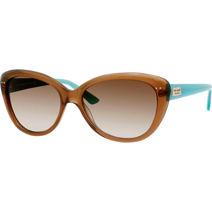 Kate Spade Women's Sunglasses - Tan Plastic Cat Eye Frame | ANGELIQUE/S US 0JVC ,