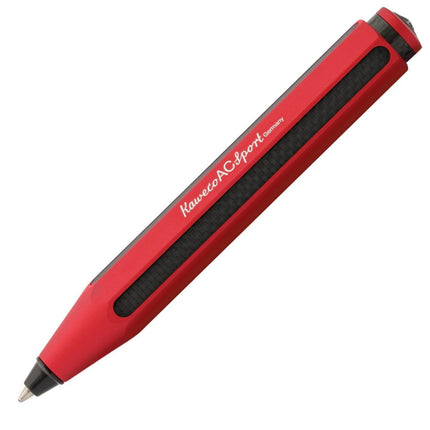 Kaweco Ballpoint Pen - AC Sport Black and Red Octagonal Pocket | 10000355 ,