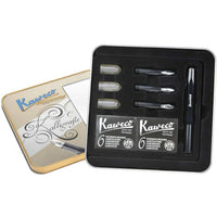 Kaweco Calligraphy Set - Skyline Sport Black Plastic with Four Steel Nibs | 10000229 ,