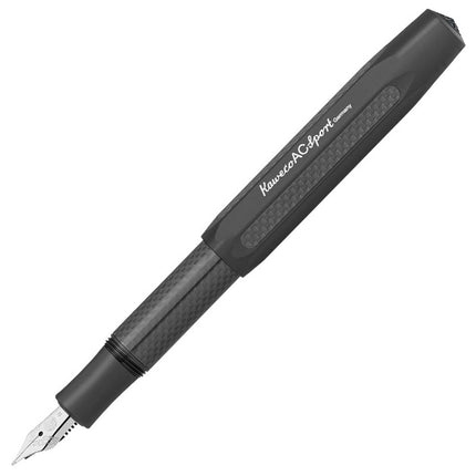 Kaweco Fountain Pen - AC Sport Aluminum and Carbon Fiber, Black ,