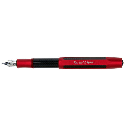 Kaweco Fountain Pen - AC Sport Black and Red Medium Nib | 10000358 ,