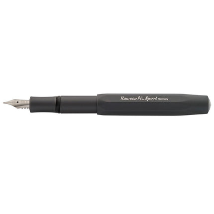 Kaweco Fountain Pen - AL Sport Black Aluminum Fine Nib | 10000097 ,