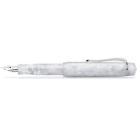 Kaweco Fountain Pen - Art Sport Mineral White Finish Barrel, Steel Fine Nib | 11000191 ,