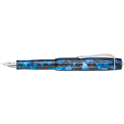 Kaweco Fountain Pen - Art Sport Pebble Blue Acrylic Finish Barrel, Fine Nib | 11000186 ,
