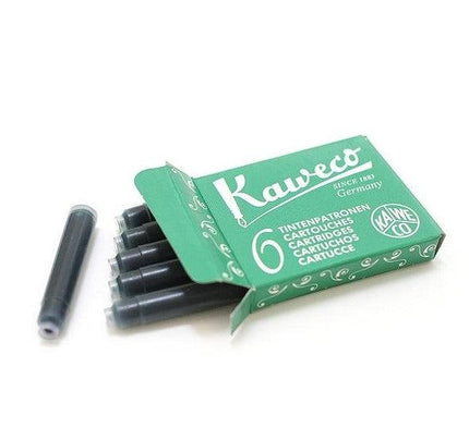Kaweco Fountain Pen Ink Cartridges - 6 Pieces Palm Green | 10000009 ,