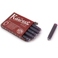 Kaweco Fountain Pen Ink Cartridges - 6 Pieces Ruby Red | 10000008 ,
