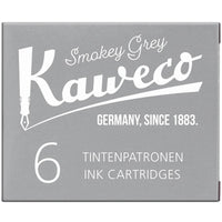 Kaweco Fountain Pen Ink Cartridges - 6 Pieces Smokey Grey | 10000997 ,