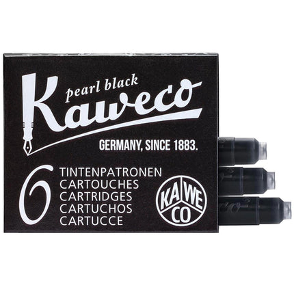 Kaweco Ink Cartridges - Pack of 6 Pearl Black | 10000257 ,