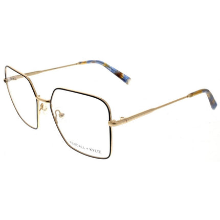 Kendall + Kylie Women's Eyeglasses - Black Metal Butterfly Frame Demo Lens | KKO212 1 ,