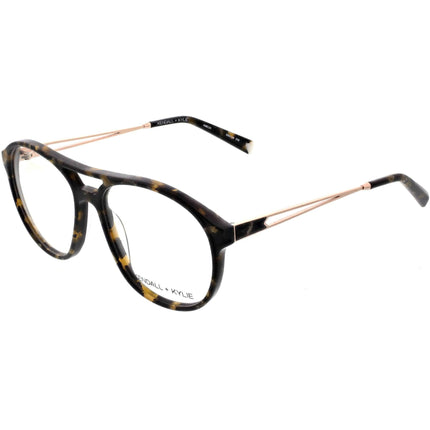 Kendall + Kylie Women's Eyeglasses - Black Tort Frame Demo Lens | KKO128 AMELIA 18 ,
