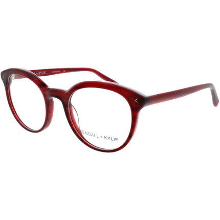 Kendall + Kylie Women's Eyeglasses - Burgundy Frame Demo Lens | KKO103 ARIANNA 605 ,