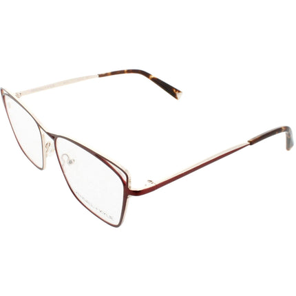 Kendall + Kylie Women's Eyeglasses - Red Metal Cat Eye Frame Demo Lens | KKO181G 604 ,