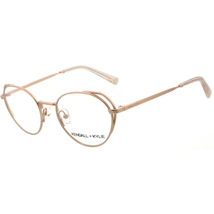 Kendall + Kylie Women's Eyeglasses - Rose Gold Frame Demo Lens | KKO142 HELENA 780 ,