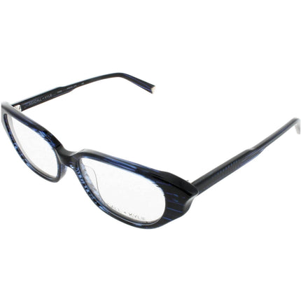Kendall + Kylie Women's Eyeglasses - Striped Blue Acetate Frame | KKO171G TIANA 414 ,