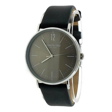 Kenneth Cole KC50506001 Men's Classic Grey Dial Black Strap Watch ,