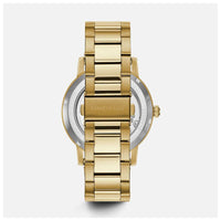 Kenneth Cole Men's Automatic Watch - Skeleton Dial Yellow Steel Bracelet | KC50054004 ,