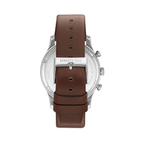 Kenneth Cole Men's Chronograph Watch - Classic Black Dial Leather Strap | KC15106002 ,