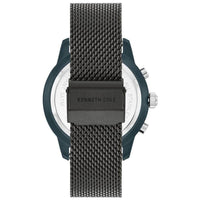 Kenneth Cole Men's Chronograph Watch - Dress Sport Black Steel Bracelet | KC50573001 ,