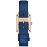 Kenneth Cole Men's Quartz Watch - Blue Transparent Dial Blue Strap | KC50859004 ,