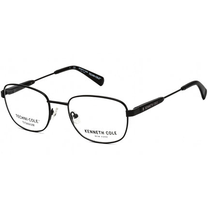 Kenneth Cole New York Men's Eyeglasses - Matte Black Oval Titanium Frame | KC0299 002 ,