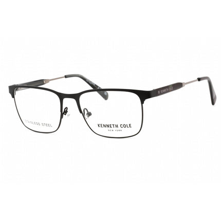 Kenneth Cole New York Men's Eyeglasses - Rectangular Matte Black Frame | KC0312 002 ,